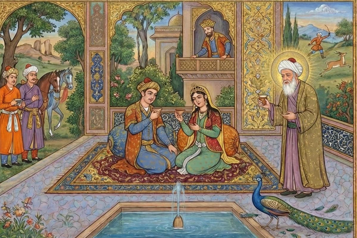 فرستادنِ پادشاه، رسولان به سمرقند به آوردن زرگر