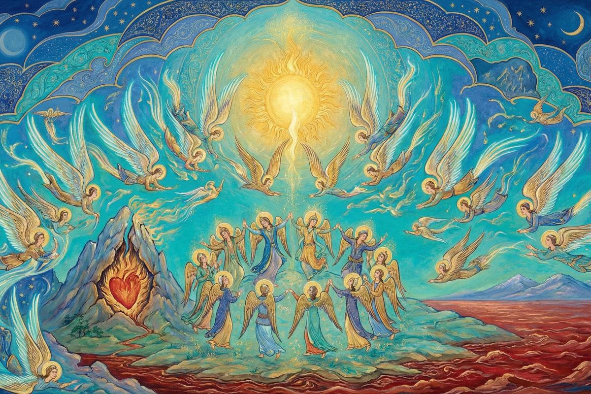 غزل ۲ - ای طایِرانِ قُدْسْ را عشقَت فُزوده بال‌ها