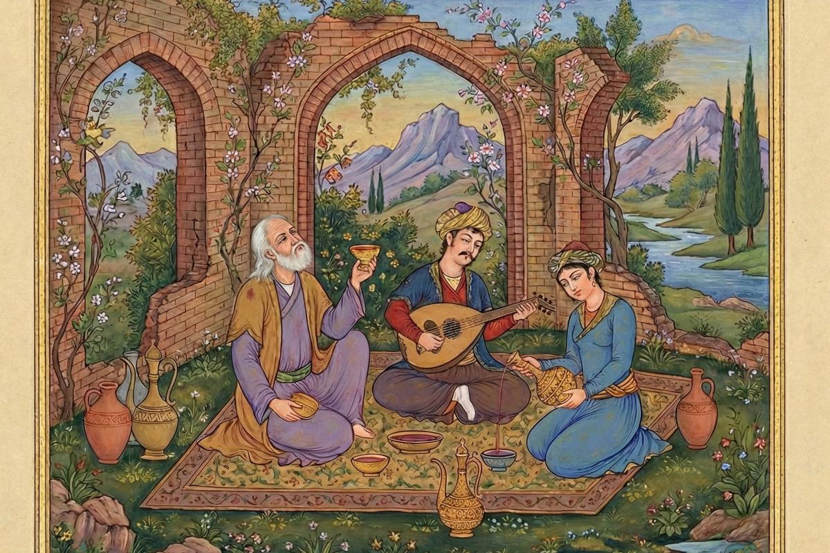 ماییم و می و مُطرب و این کنجِ خراب