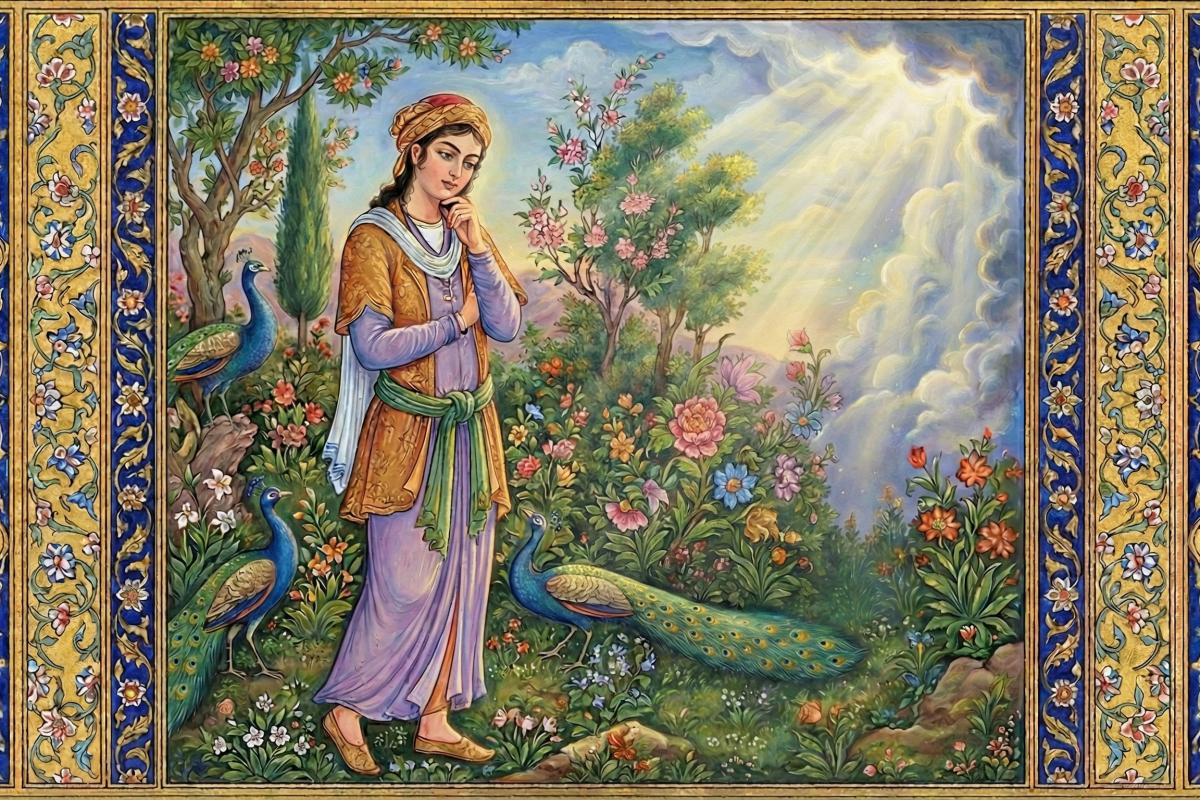 هر چند که رنگ و بوی زیباست مرا