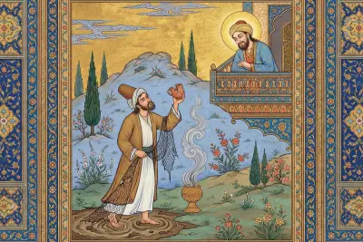 غزل ۴ - اِی یوسفِ خوش‌نام ما، خوش می‌روی بر بامِ ما